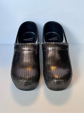 DANSKO Professional Clogs Metallic Bronze Sequin Women’s EU 38 / US 7.5 - 8